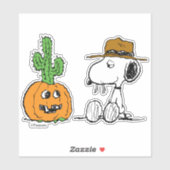 Peanuts | Spike's Desert Halloween Sticker (Vel)