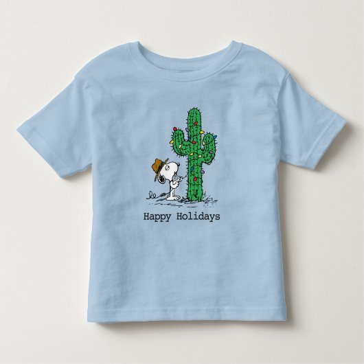 Peanuts | Spike's Kerstcactus Kinder Shirts (Voorkant)