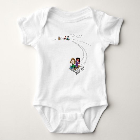 Peanuts | The Peanuts Gang Sled Riding Romper (Voorkant)