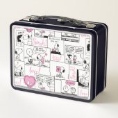 Peanuts | Valentijn Hart Liefde Patroon (Achterkant)