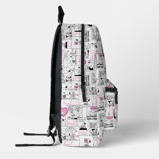 Peanuts | Valentijn Hart Liefde Patroon Bedrukte Rugzak (Links)