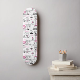 Peanuts   Valentijn Hart Liefde Patroon Skateboard