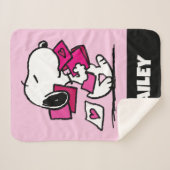 Peanuts | VALENTIJNSDAG | Snoopy Sherpa Deken (Voorkant (horizontaal))