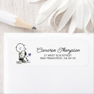 Peanuts   Valentine's Day   Charlie Brown & Snoopy Etiket