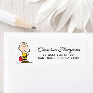 Peanuts   Valentine's Day Charlie Brown Valentine Etiket