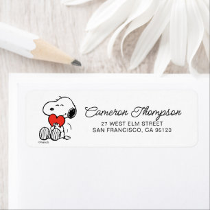 Peanuts   Valentine's Day   Snoopy Heart Hug Etiket