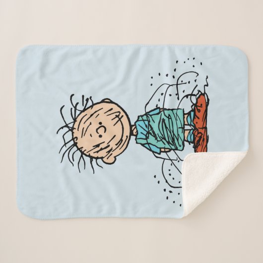 Peanuts | Varkenspijn Sherpa Deken (Voorkant (horizontaal))