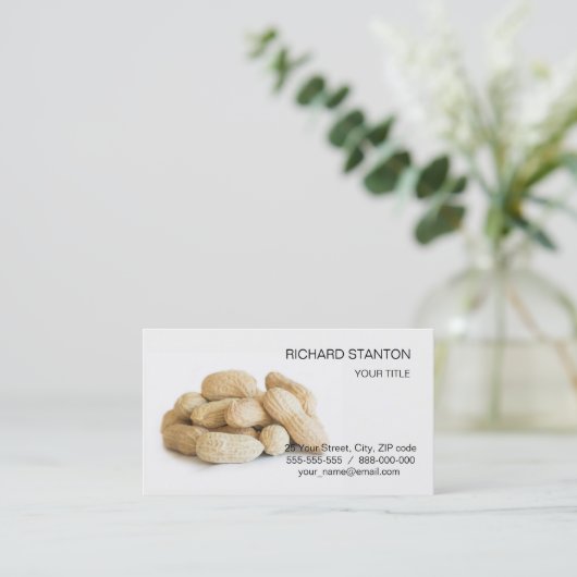 Peanuts Visitekaartje (Staand voorkant)