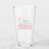 Peanuts | Wees vrolijk met Kerstmis Glas (Achterkant)