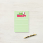 Peanuts | Wees vrolijk met Kerstmis Post-it® Notes (Op bureau)