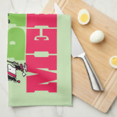 Peanuts | Wees vrolijk met Kerstmis Theedoek (Quarter Fold)