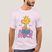 Peanuts | Woodstock Bloemen T-shirt (Voorkant)