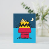 Peanuts | Woodstock Camping Half & Half Briefkaart (Staand voorkant)