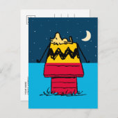 Peanuts | Woodstock Camping Half & Half Briefkaart (Voorkant / Achterkant)