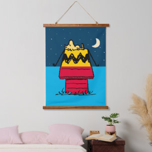 Peanuts   Woodstock Camping Half & Half Hangend Wandkleed