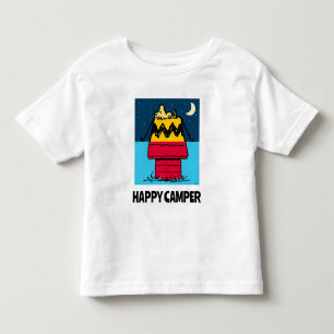 Peanuts Woodstock Camping Half & Half Kinder Shirts