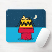 Peanuts | Woodstock Camping Half & Half Muismat (Met muis)