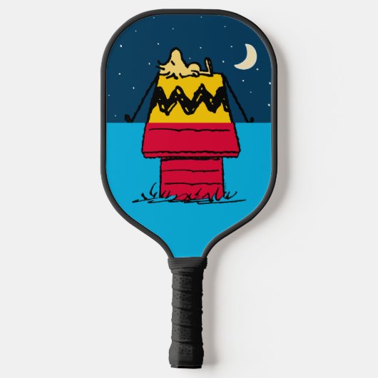 Peanuts | Woodstock Camping Half & Half Pickleball Paddle (Achterkant)