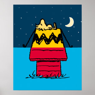 Peanuts   Woodstock Camping Half & Half Poster