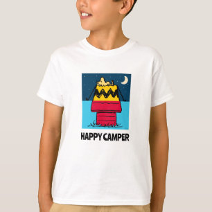 Peanuts Woodstock Camping Half & Half T-shirt