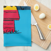 Peanuts | Woodstock Camping Half & Half Theedoek (Quarter Fold)