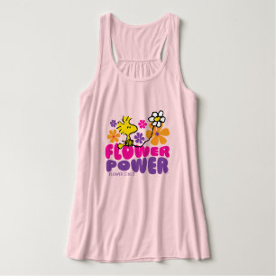 Peanuts   Woodstock Flower Power Tanktop