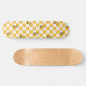 Peanuts | Woodstock Geruite vlag Skateboard (Horizontaal)