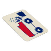 Peanuts | Woodstock Ice Resurfacing Machine Magneet (Rechterzijde)