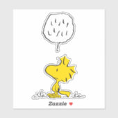 Peanuts | Woodstock-luidsprekers Sticker (Vel)