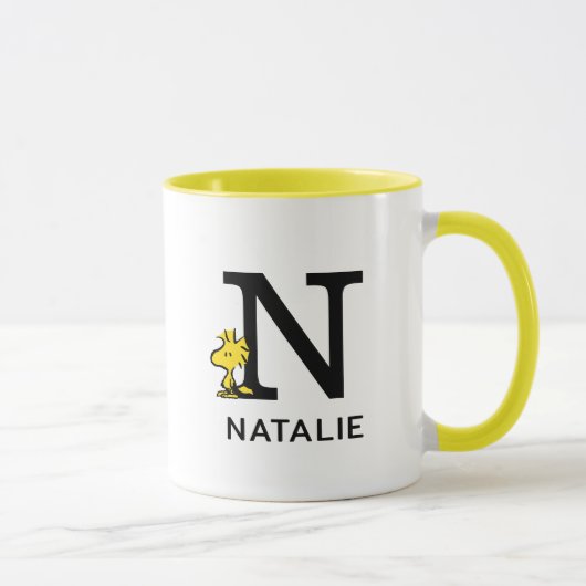 Peanuts | Woodstock Naam & Monogram N Mok (Rechts)