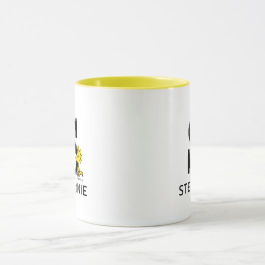 Peanuts | Woodstock Naam & Monogram S Mok (Midden)