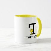 Peanuts | Woodstock Naam & Monogram T Mok (Voorkant rechts)