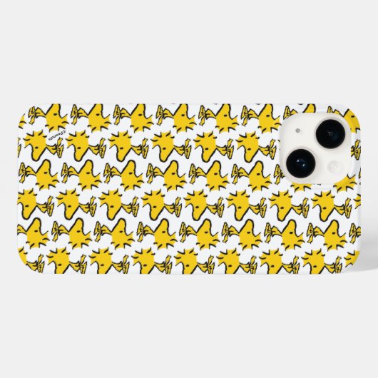 Peanuts | Woodstock Patroon Case-Mate iPhone Case (Achterkant (horizontaal))