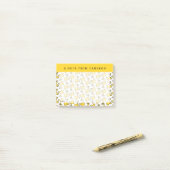 Peanuts | Woodstock Patroon Post-it® Notes (Op bureau)