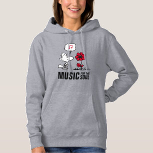 Peanuts   Woodstock Ruiken de bloemen Hoodie