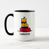Peanuts | Woodstock Snoopy Dish Zeilboot Mok (Links)