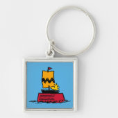 Peanuts | Woodstock Snoopy Dish Zeilboot Sleutelhanger (Voorkant)