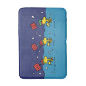 Peanuts | Woodstock Snow Shovel Team Badmat (Voorkant Verticaal)