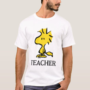 Peanuts Woodstock Teacher T-shirt