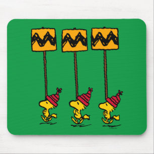 Peanuts Woodstock & Vrienden Teken maart Muismat