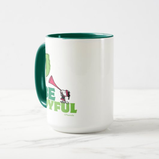 Peanuts | Woodstock Wees vrolijk Mok (Voorkant links)