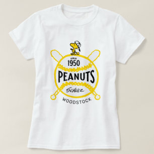 Peanuts WoodstockPeanuts Baseball sinds 1950 T-shirt