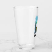 Peanuts | Zonnige dag regenachtige dag half & half Glas (Rechts)