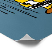 Peanuts | Zonnige dag regenachtige dag half & half Poster (Hoek)