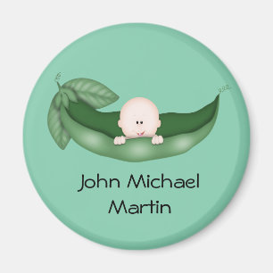 Peapod Baby shower gunsten Magneet