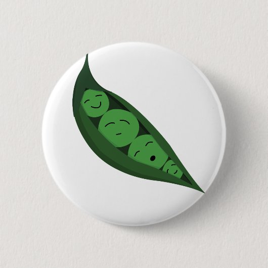 Peapod Ronde Button 5,7 Cm (Voorkant)