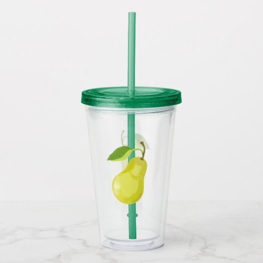 Pear Acryl Drinkbeker (Voorkant)