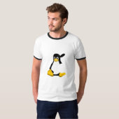 PEAR APPLE LINUX TUX MAC T-SHIRT (Voorkant volledig)