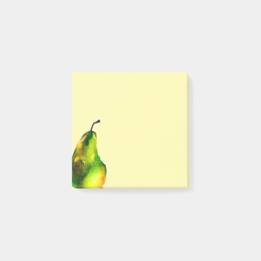 Pear art schattige waterverf post-it® notes (Voorkant)