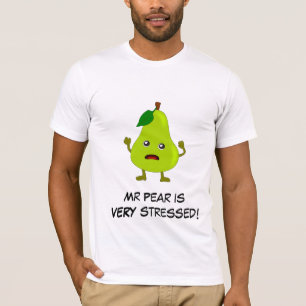 Pear: Bad Fruit Gang met  slogan T-shirt